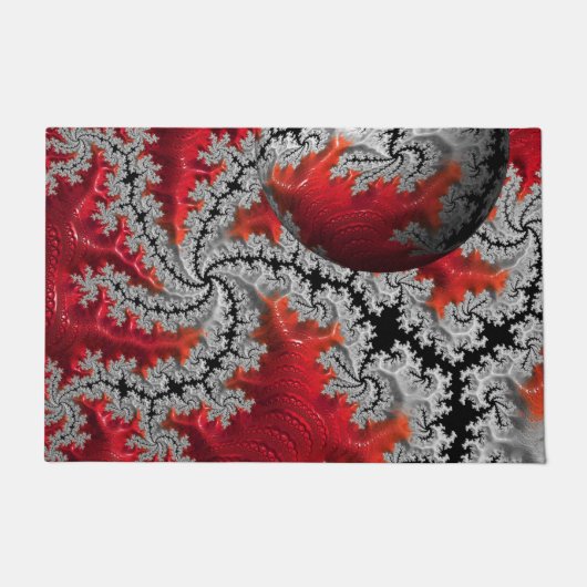 De schoonheid van Mandelbrots Deurmat (Voorkant)