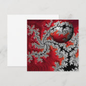 De schoonheid van Mandelbrots Flat Kaart (Voorkant / Achterkant)