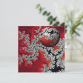 De schoonheid van Mandelbrots Flat Kaart (Staand voorkant)