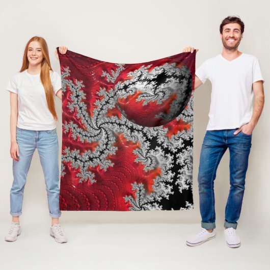 De schoonheid van Mandelbrots Fleece Blanket Deken (In situ)