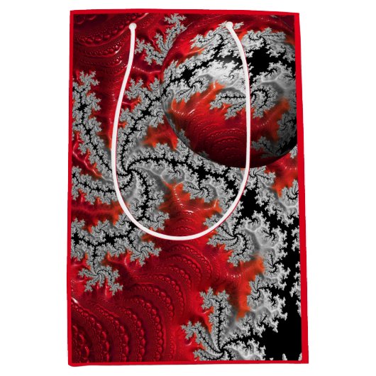 De schoonheid van Mandelbrots Gift Bag Medium Cadeauzakje (Voorkant)