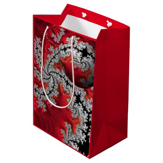 De schoonheid van Mandelbrots Gift Bag Medium Cadeauzakje (Achterkant Gekanteld)