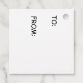 De schoonheid van Mandelbrots Gift Labels (Achterkant)