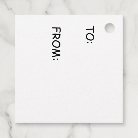 De schoonheid van Mandelbrots Gift Labels (Achterkant)