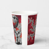De schoonheid van Mandelbrots Paper Cups Papieren Bekers (Rechts)
