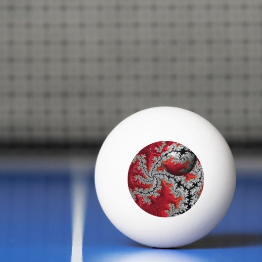 De schoonheid van Mandelbrots Ping Pong Balls Pingpongbal (Net)