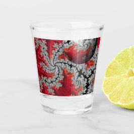 De schoonheid van Mandelbrots Shot Glass Shot Glas