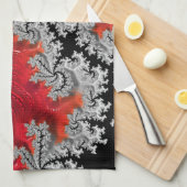 De schoonheid van Mandelbrots Tea Towel Theedoek (Quarter Fold)