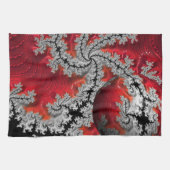 De schoonheid van Mandelbrots Tea Towel Theedoek (Horizontaal)
