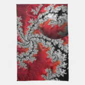 De schoonheid van Mandelbrots Tea Towel Theedoek (Verticaal)