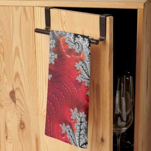 De schoonheid van Mandelbrots Tea Towel Theedoek (Derde Gevouwen)