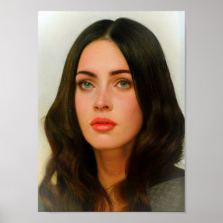 de schoonheid van meganvoskunst poster