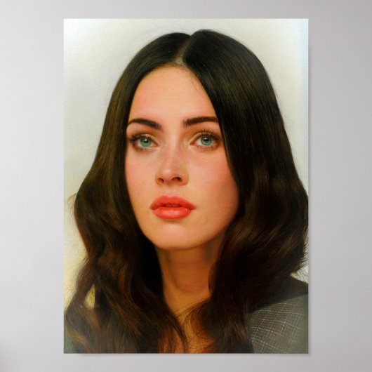 de schoonheid van meganvoskunst poster (Voorkant)