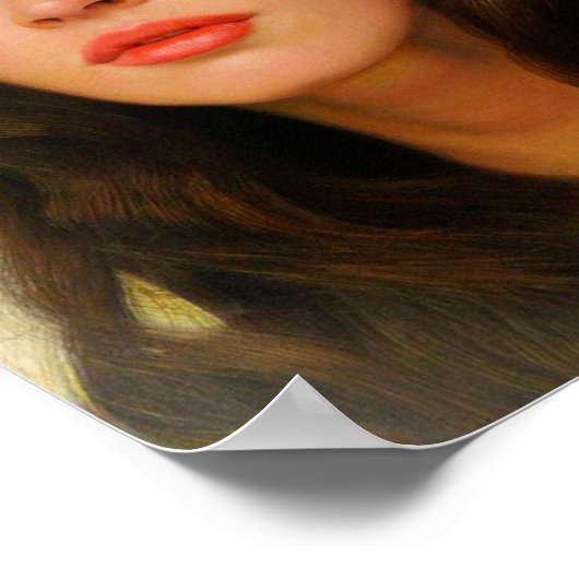 de schoonheid van meganvoskunst poster (Hoek)