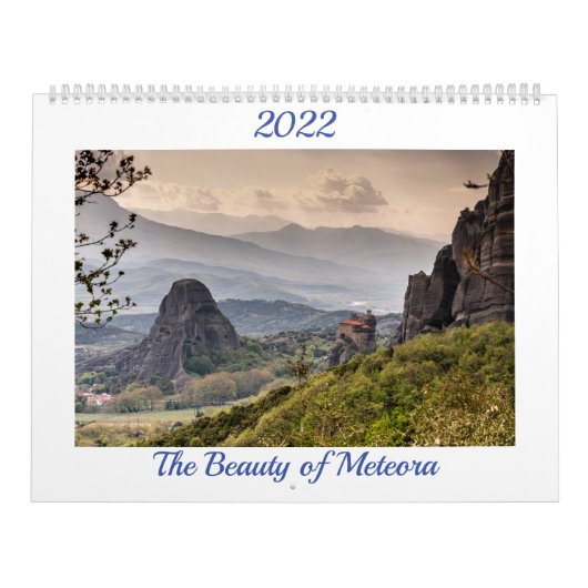 De schoonheid van Meteora - Grote Kalender (Hoes)