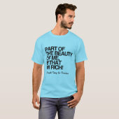De schoonheid van mij is dat ik rijk ben - Donald  T-shirt (Voorkant volledig)