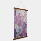 De schoonheid van moderne kunst hangend wandkleed (Gebogen)