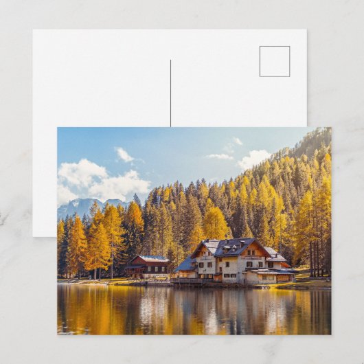 DE SCHOONHEID VAN NATUUR IN HET MEER BRIEFKAART (Voorkant / Achterkant)