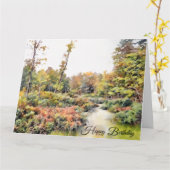 De schoonheid van Natuur - Verjaardag Kaart (Gele Bloem)