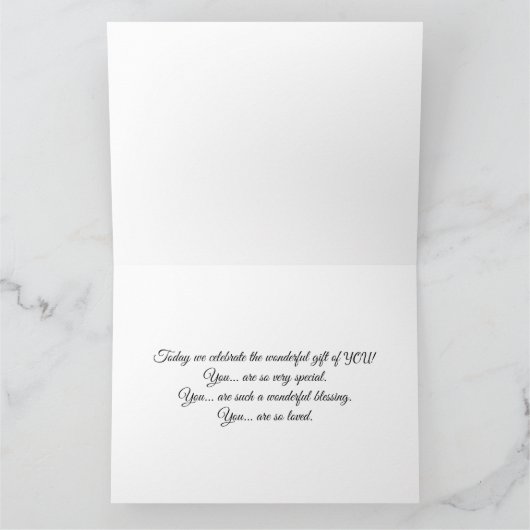 De schoonheid van Natuur - Verjaardag Kaart (Binnen)