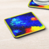 De schoonheid van Nebulas en Galaxies. Bestel nu Bier Onderzetter (Linkerzijde)