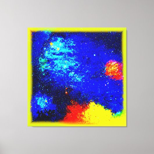 De schoonheid van Nebulas en Galaxies. Bestel nu Canvas Afdruk (Voorkant)