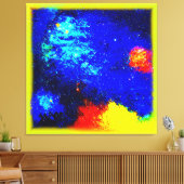 De schoonheid van Nebulas en Galaxies. Bestel nu Canvas Afdruk (Insitu (Woonkamer))