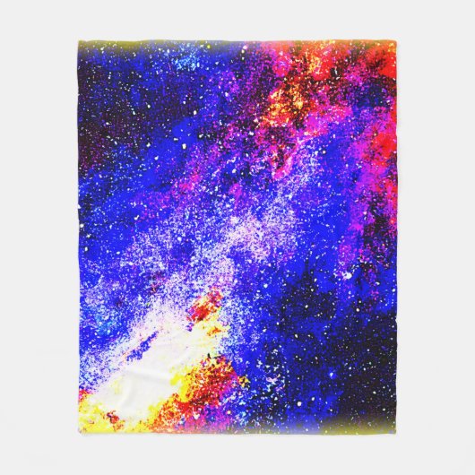 De schoonheid van Nebulas en Galaxies. Bestel nu Fleece Deken (Voorkant)