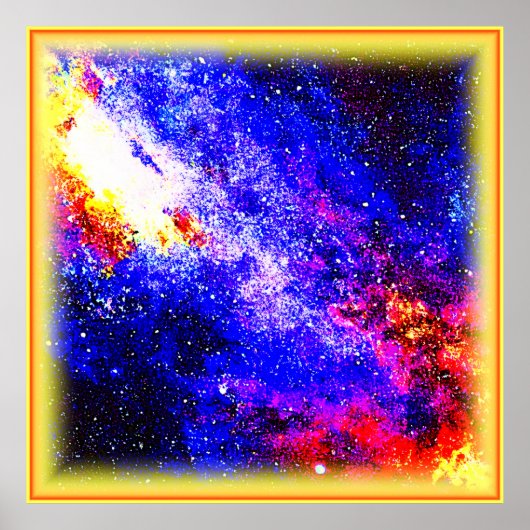 De schoonheid van Nebulas en Galaxies. Bestel nu Poster (Voorkant)