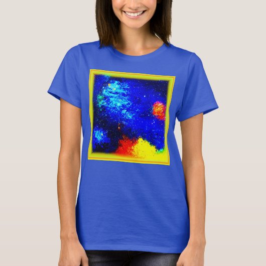 De schoonheid van Nebulas en Galaxies. Bestel nu T-shirt (Voorkant)