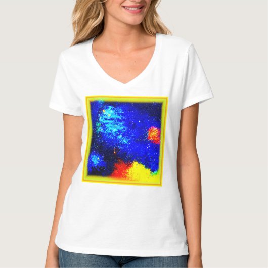 De schoonheid van Nebulas en Galaxies. Bestel nu T-shirt (Voorkant)