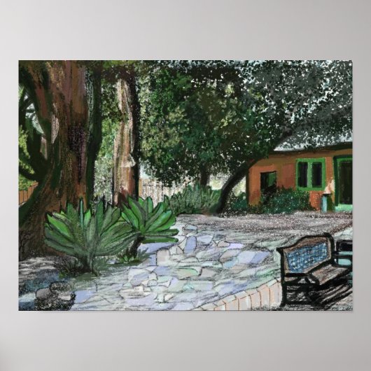 De schoonheid van Ojai Print (Voorkant)