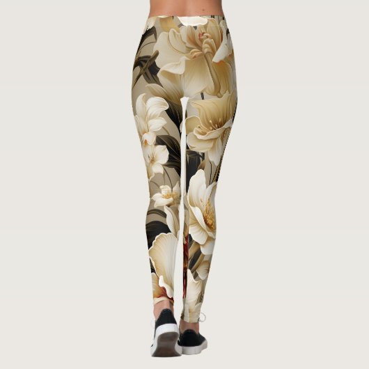 De schoonheid van Orchideeën Leggings (Achterkant)