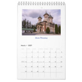 De schoonheid van Roemenië, één paginanalender Kalender (Mar 2027)