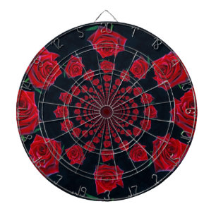 De Schoonheid van Rozen: Bloemrijke Fantasie Dartbord