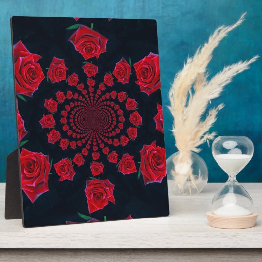 De schoonheid van Rozen: Floral Fantasy Fotoplaat (Zijkant)