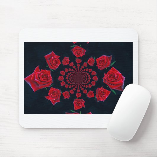 De schoonheid van Rozen: Floral Fantasy Muismat (Met muis)