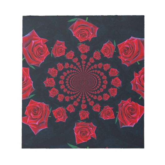 De schoonheid van Rozen: Floral Fantasy Notitieblok (Voorkant)