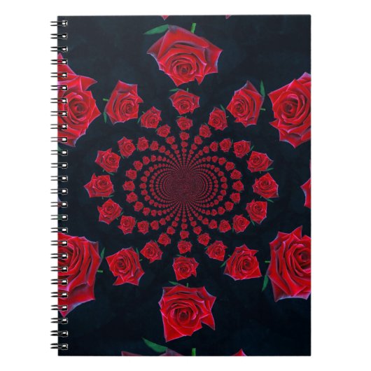 De schoonheid van Rozen: Floral Fantasy Notitieboek (Voorkant)