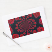 De schoonheid van Rozen: Floral Fantasy Rechthoekige Sticker (Envelop)