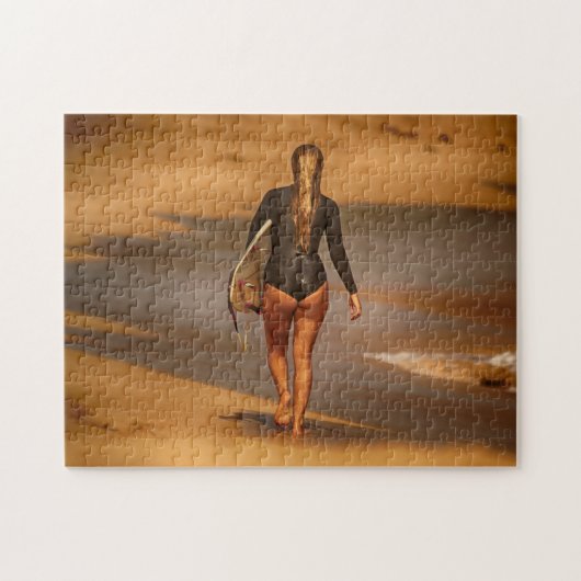 De schoonheid van surfen - Fotopuzzel Legpuzzel (Horizontaal)