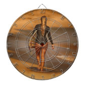 De schoonheid van surfing - Dart Board Dartbord (Voorkant)