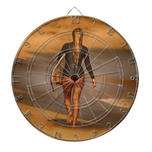 De schoonheid van surfing - Dart Board Dartbord