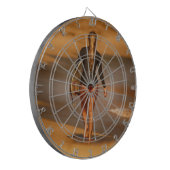 De schoonheid van surfing - Dart Board Dartbord (Voorkant Links)