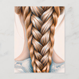 De schoonheid van verschillende kapsels bij vrouwe briefkaart