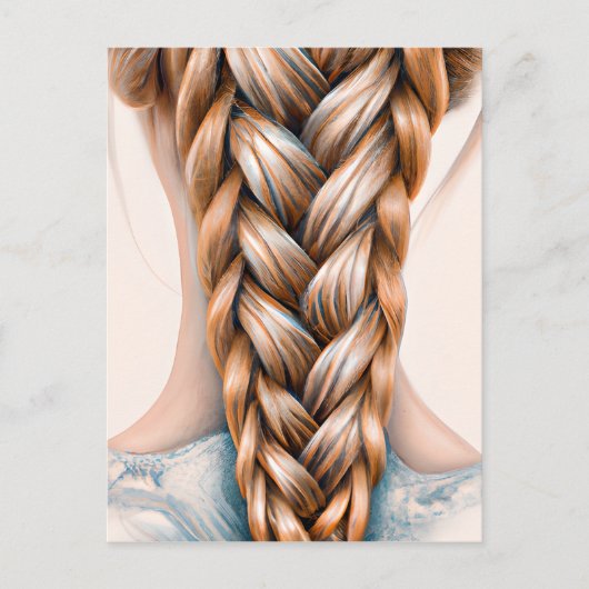 De schoonheid van verschillende kapsels bij vrouwe briefkaart (Voorkant)