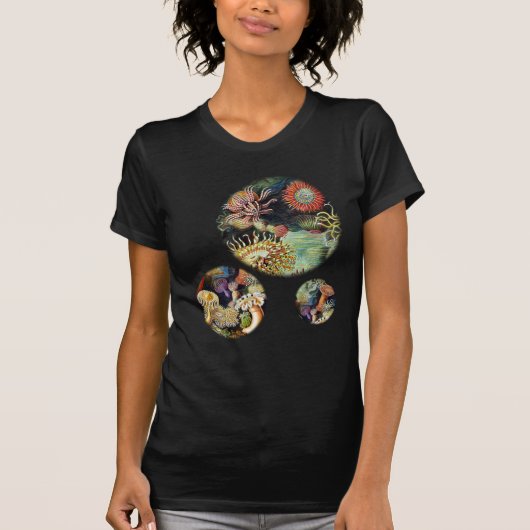 De schoonheid van Zee A1 (door Ernst Haeckel) T-shirt (Voorkant)