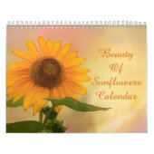De schoonheid van zonnebloemen kalender (Hoes)