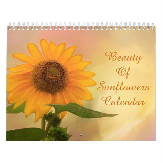 De schoonheid van zonnebloemen kalender (Hoes)