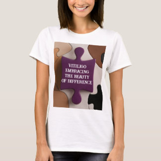 De schoonheid zit in de stukken: Vitiligo Bewustzi T-shirt